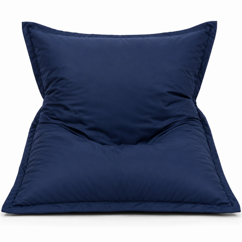 Pouf Extérieur Imperméable Anti-uv Déhoussable 120x160 Cm Bleu