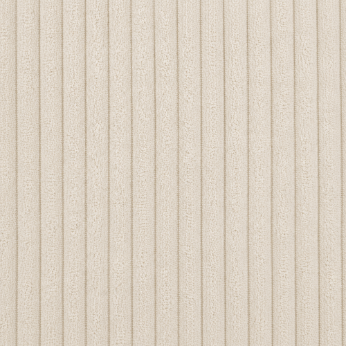 Pouf Poire Déhoussable Velours Côtelé - 120x100 Cm Beige