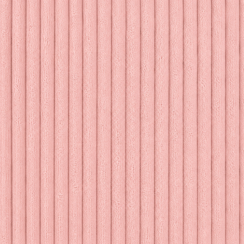 Pouf Poire Déhoussable Velours Côtelé - 80x70 Cm Rose