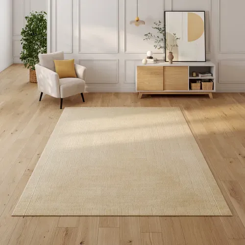 Tapis 200x290 cm SOCA Beige vue d'ambiance 1