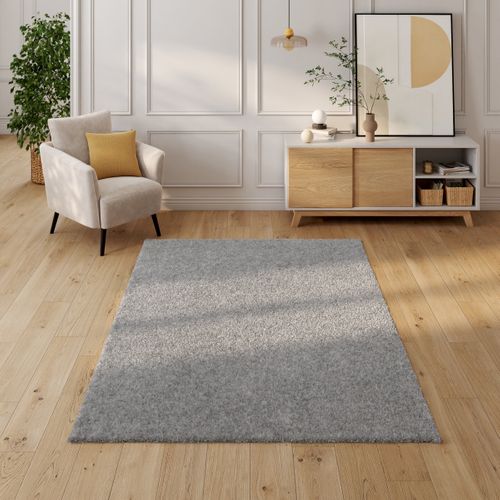 Tapis 160x230 cm LUZ Gris vue d'ambiance 1
