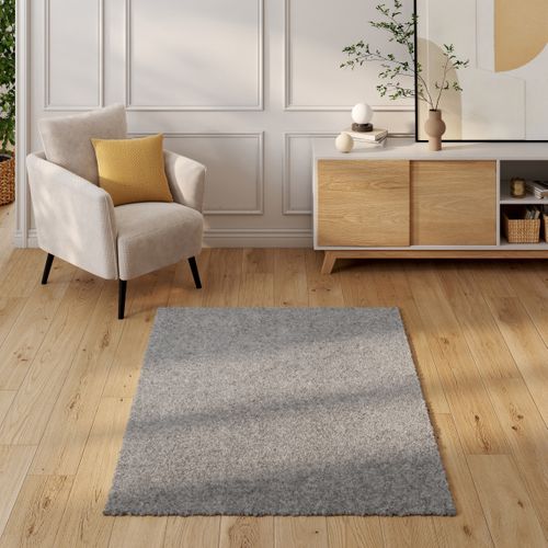 Tapis 120x170 cm LUZ Gris vue d'ambiance 1
