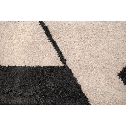 Tapis 160x230 cm GLITCH Ecru/anthracite vue détaillée