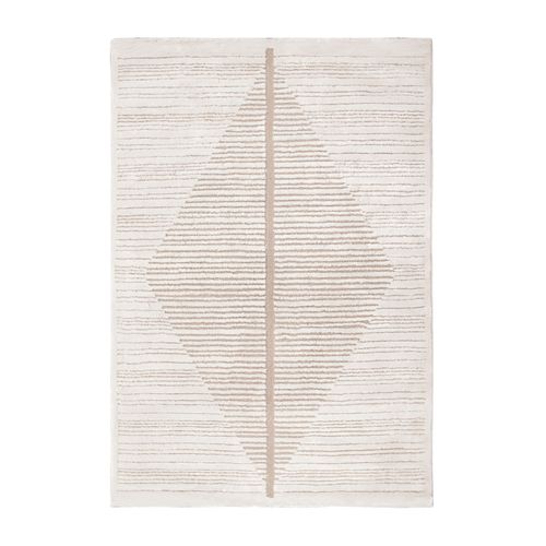 Tapis 120x170 cm BETANY Beige vue de face