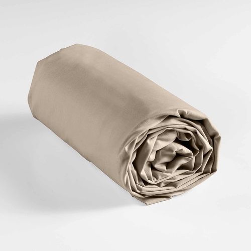 Parure De Lit Bastille - Housse De Couette 240x220 Cm + Drap-housse Beige 140x190 Cm