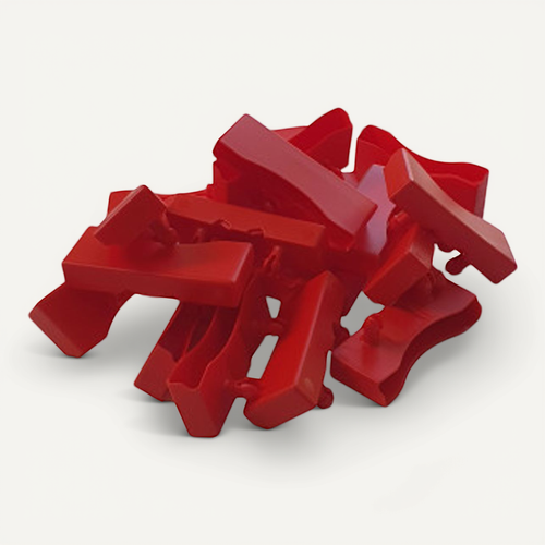 Lot De 20 Embouts Rouge Pour Lattes De 68 X 8 Mm