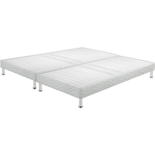 Matelas + Sommier Tapissier 2x90x190 Latex - Louxor - Soutien Ferme - Made In France