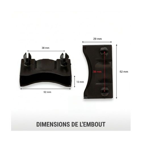 Lot De 15 Lattes + Embouts Pour Sommier Et Lit - 874x48x8 Mm - Bois Hêtre Durable - 7 Plis