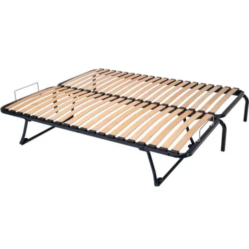 Ensemble Lit Gigogne - 80x190 - 20 Lattes Bois - Made In France - Gain De Place