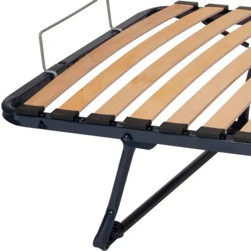 Ensemble Lit Gigogne - 80x190 - 20 Lattes Bois - Made In France - Gain De Place