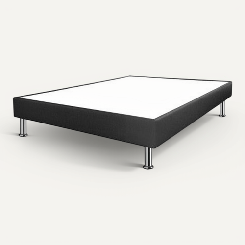 Sommier Tapissier + Pieds 140x190 Sp18 12 Lattes Anthracite