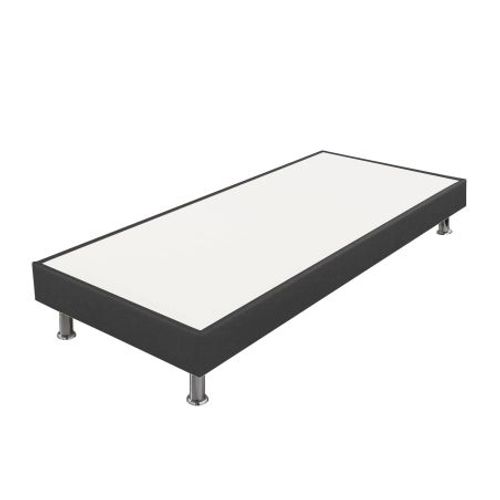 Sommier Tapissier + Pieds 80x200 Sp18 13 Lattes Anthracite
