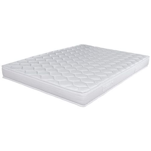 Matelas Et Sommier 160x200 Mousse - Newkit - Soutien Medium - Sommier Démonté - Crème