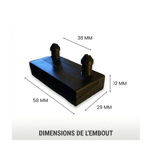 3 Grandes Lattes + Embouts Pour Lit, BZ et Convertible - 1400x53x9 Mm - Bois Hêtre Durable - 7 Plis