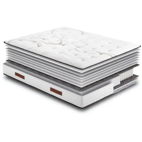 Matelas 2x80x200 Repere - Ressorts Ensachés - Hauteur 26 Cm - Soutien Ferme