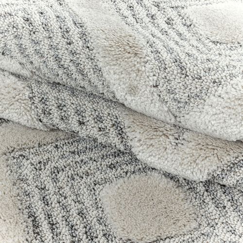 Melia - Tapis Berbère à Relief - Crème 160 X 230 Cm