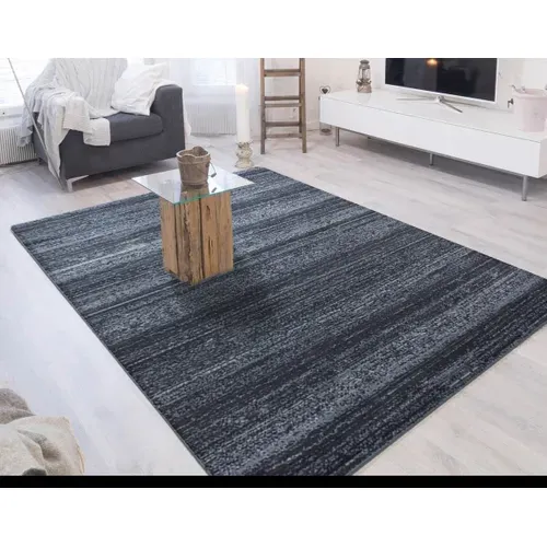 Julia - Tapis Uni à Dégradé - Gris 200 X 290 Cm