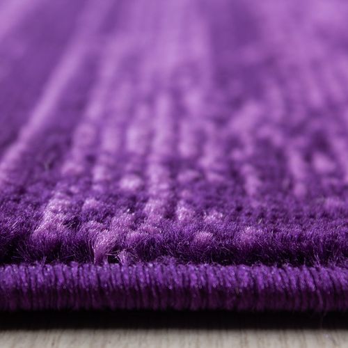 Julia - Tapis Uni à Dégradé - Lila 120 X 170 Cm