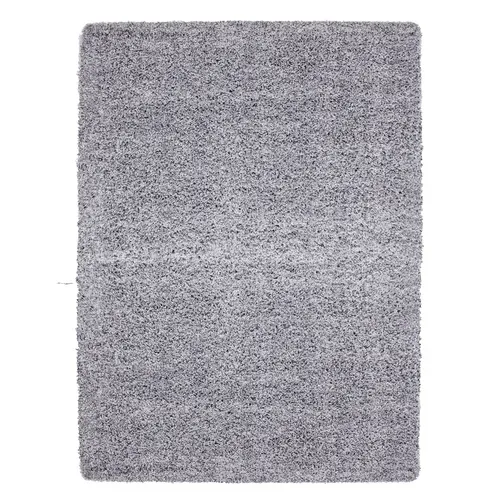 Shaggy - Tapis Uni à Poils Longs - Gris Clair 160 X 230 Cm