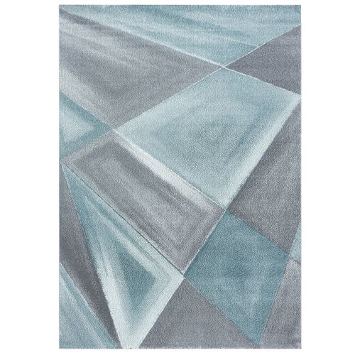 Pastel - Tapis Couleur Pastel - Bleu et Gris 160 X 230 Cm