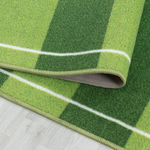 Football - Tapis Enfant Lavable Vert 160 X 230 Cm