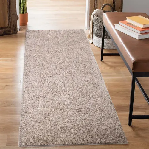 Tapis à Poils Longs Softy Sable 200x200cm