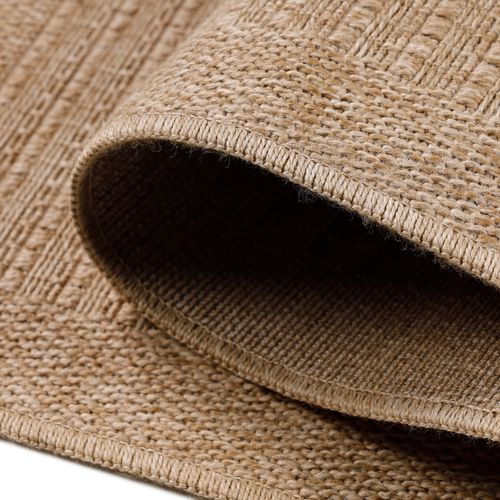 Tapis De Salon Naturel Aspect Jute Beige 160x230cm