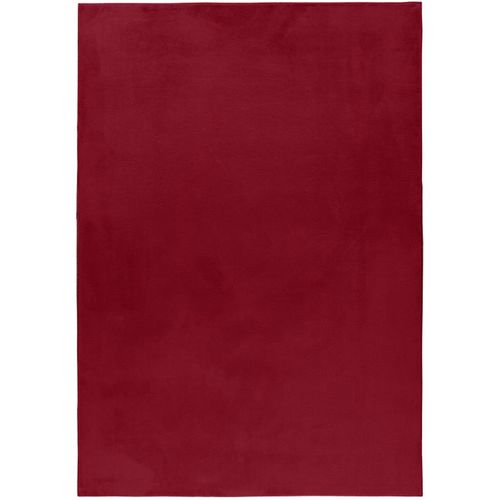 Tapis Fausse Fourrure Toucher Doux Rouge 200x290cm
