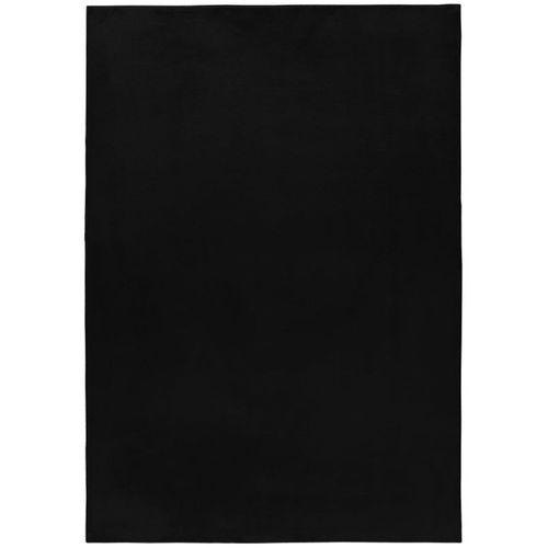 Tapis Fausse Fourrure Toucher Doux Noir 160x230cm