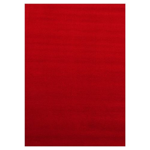 Tapis Lavable En Microfibre Douce - Rouge 120x170cm