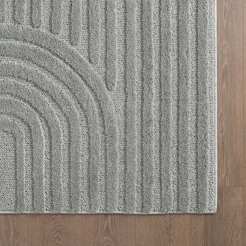Tapis à Relief Lena Gris 280x370cm