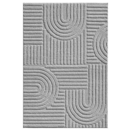 Tapis à Relief Lena Gris 200x290cm