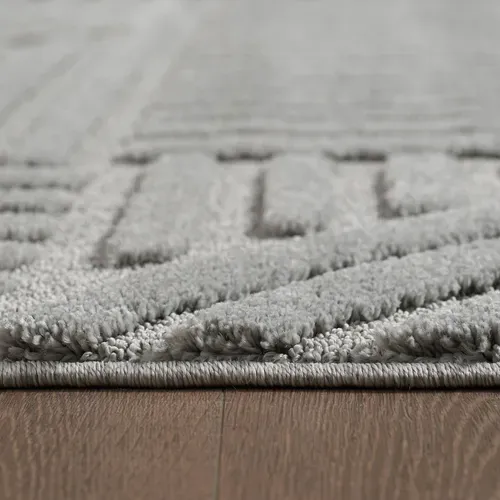 Tapis à Relief Lena Gris 160x230cm