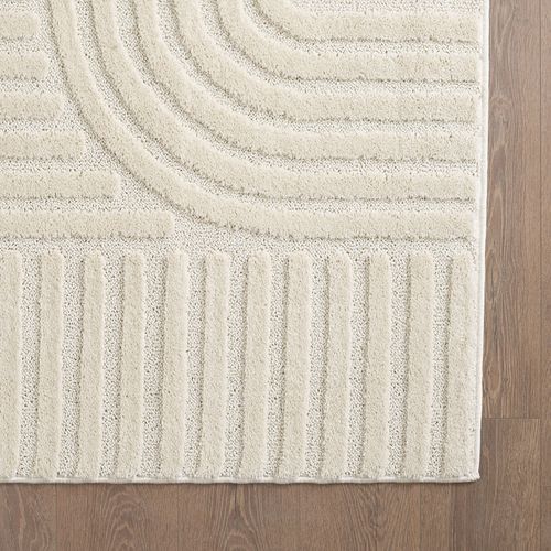 Tapis À Relief Lena Crème 200x290cm