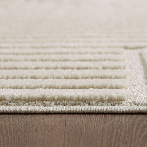Tapis À Relief Lena Crème 200x290cm