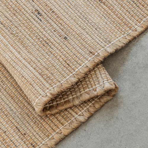 Tapis 80x200cm Naturel En Jute Harmony Beige Naturel
