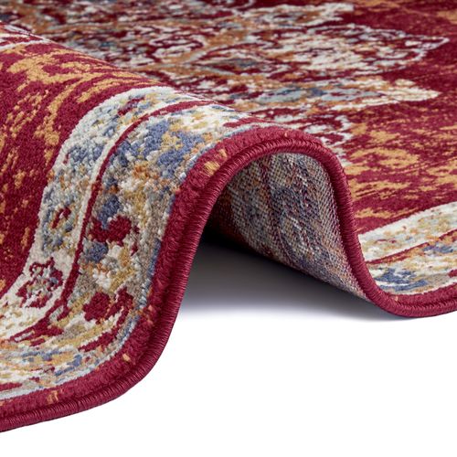Tapis 80x120cm Style Vintage Madere Rouge