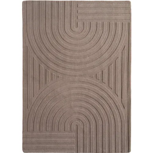 Tapis Bari Doux à Relief Beige 120x170cm