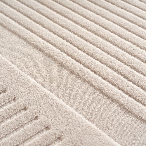 Tapis Sena Doux à Relief Crème 120x170cm