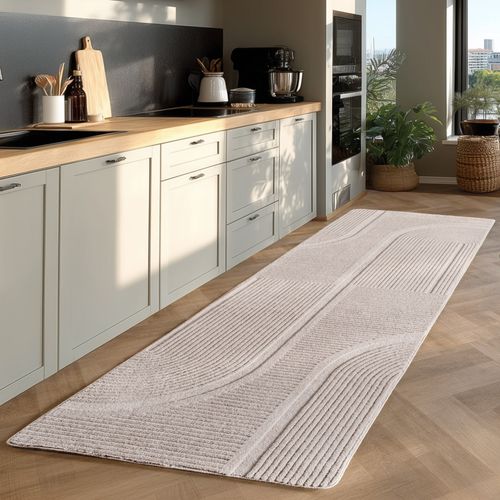 Tapis Sena Doux à Relief Crème 120x170cm