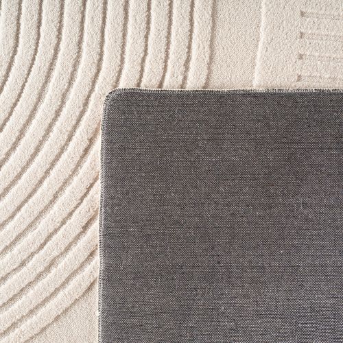 Tapis Sena Doux à Relief Crème 120x170cm