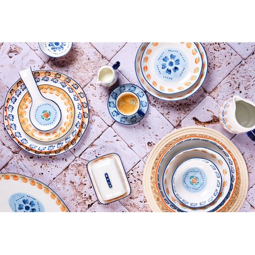 Lot De 4 Bols Moyens En Porcelaine De Haute Qualité (grade A), Peinte à La Main Blanc D17.5