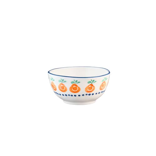 Lot De 4 Petits Bols En Porcelaine De Haute Qualité (grade A), Peinte à La Main Blanc D12