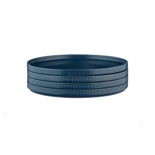 Assiette  D.27,5cm - 4 Pièces - Marine