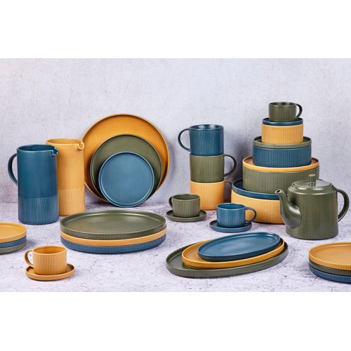 Assiette  D.27,5cm - 4 Pièces - Marine