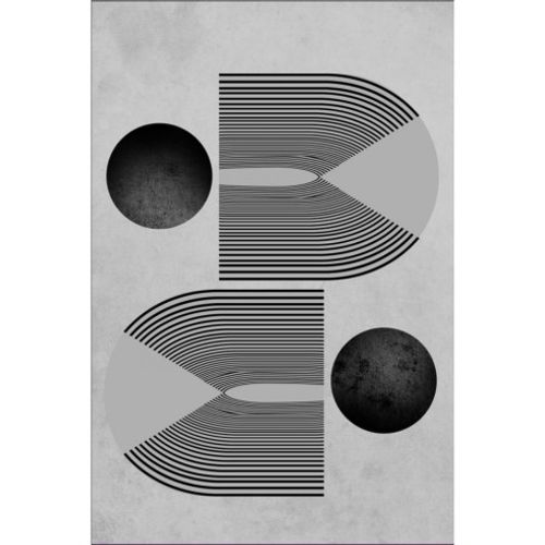 Tapis De Salon Seventies Taupe - 160x230cm