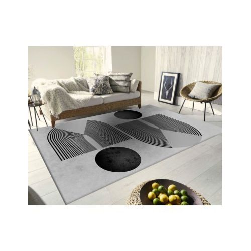 Tapis De Salon Seventies Taupe - 160x230cm