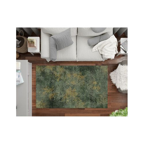 Tapis De Salon Fisun Vert - 80x150cm