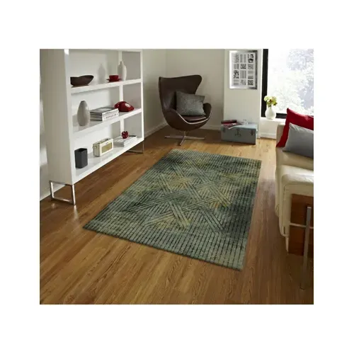 Tapis De Salon Fisun Vert - 80x150cm
