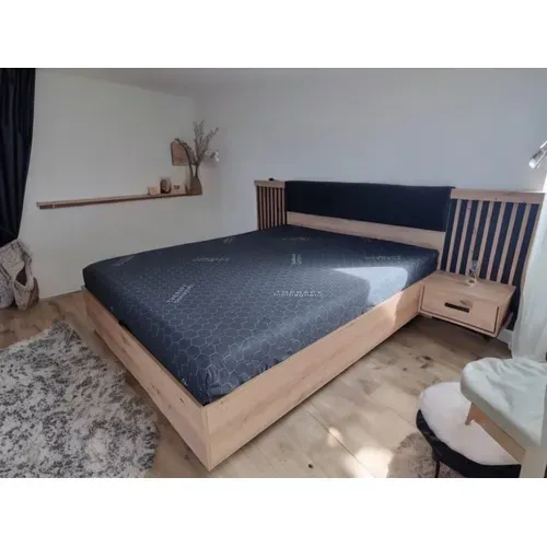 Matelas Mousse 160x200 cm - Epaisseur 25 cm - Anthracite